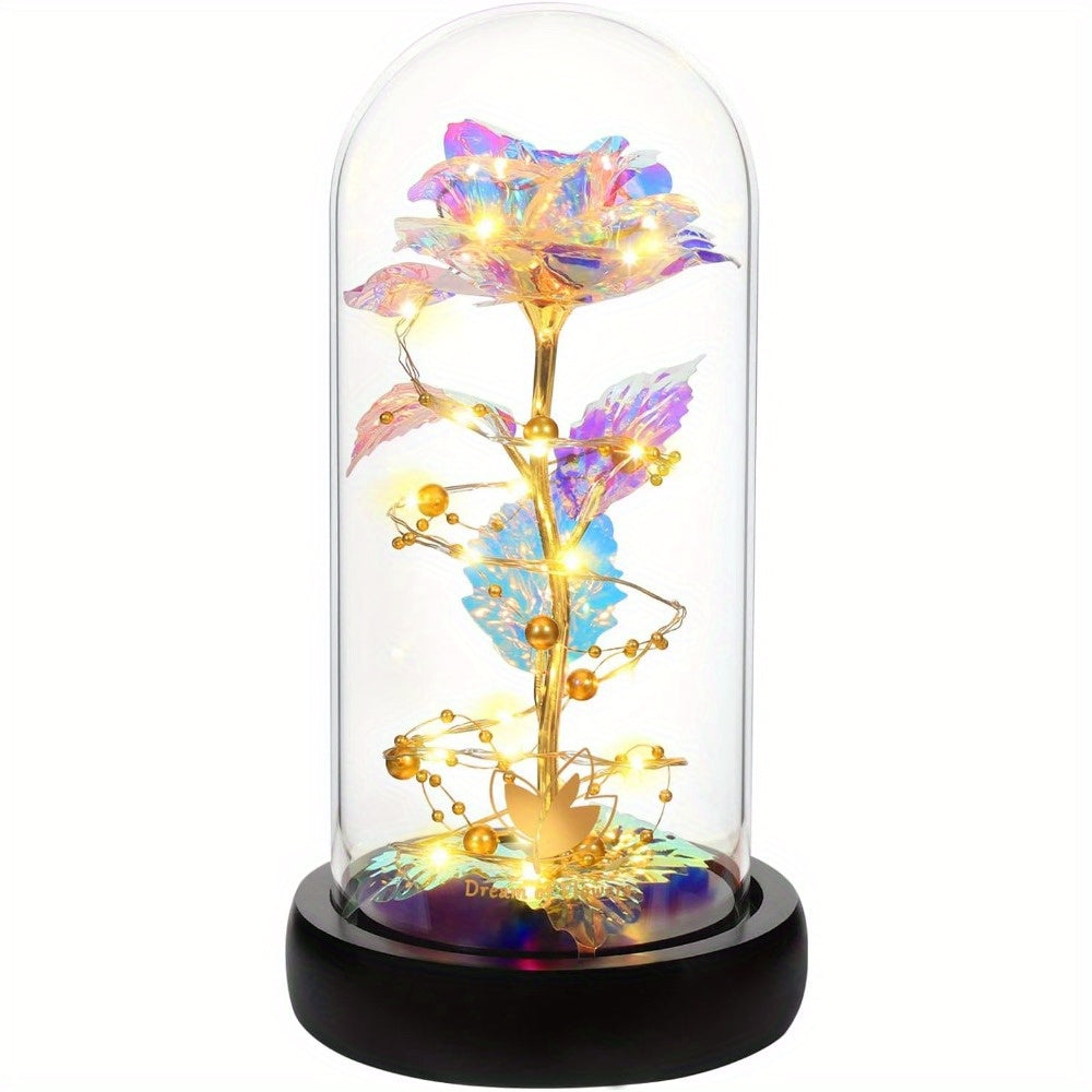 Die ewige Rose im Glasdom